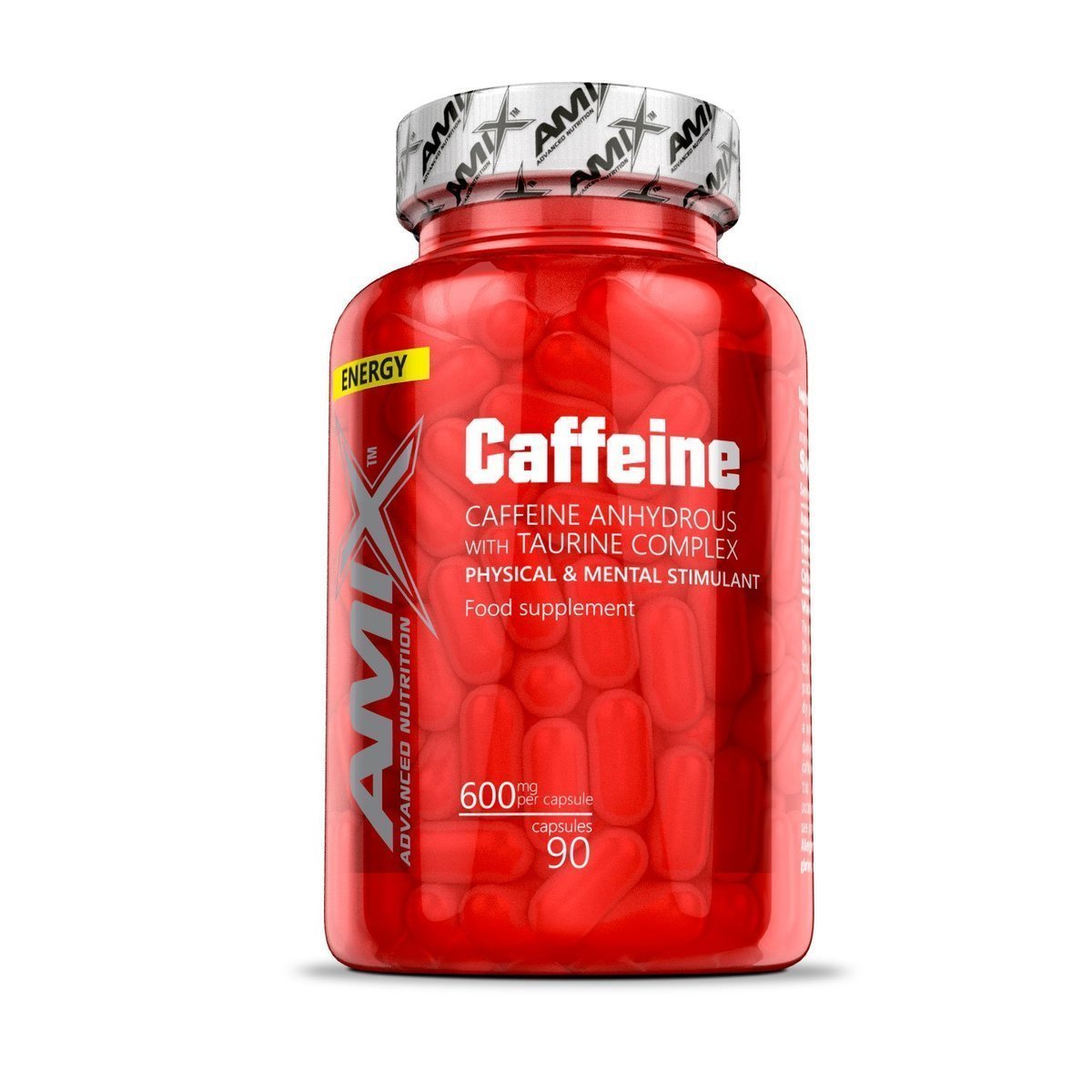 Amix Caffeine with Taurine, 90cps