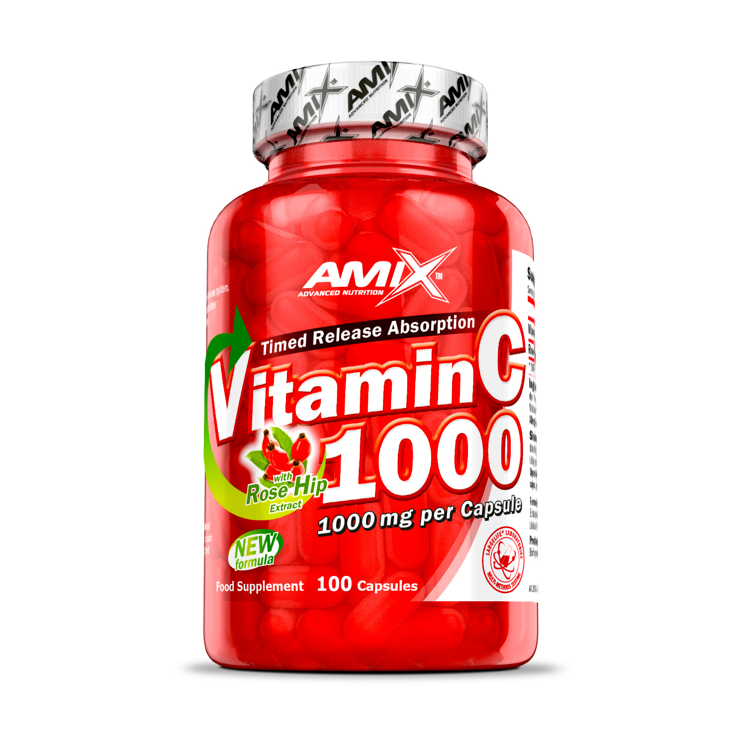 Amix Vitamin C 1000mg, 100cps