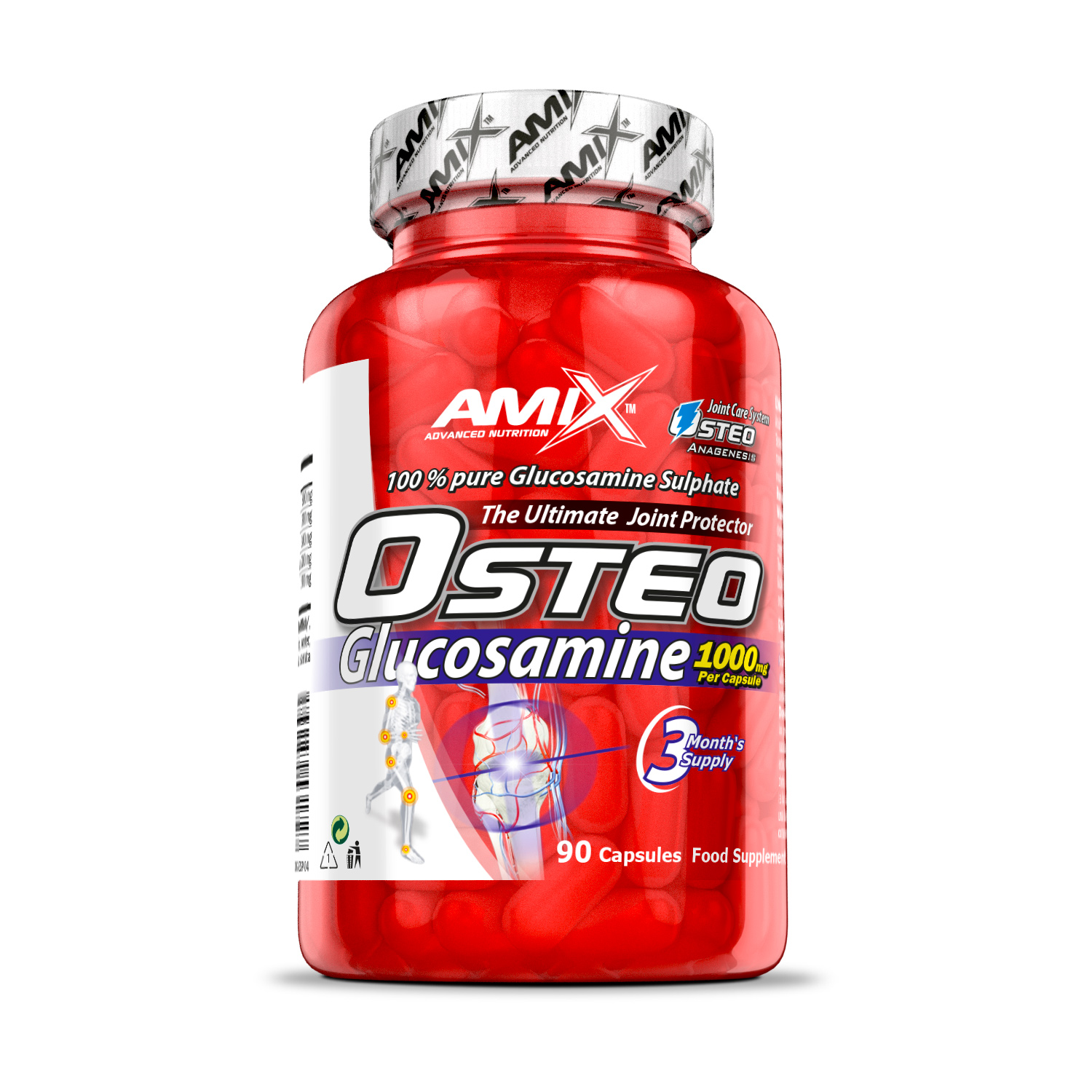 Amix Osteo Glucosamine 1000mg , 90cps