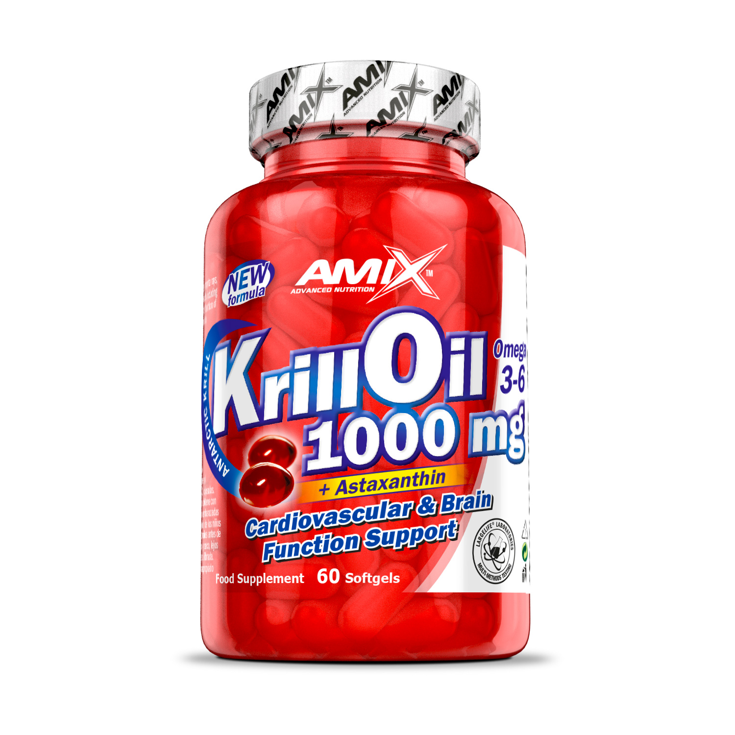Amix Krill Oil 1000, 60softgels