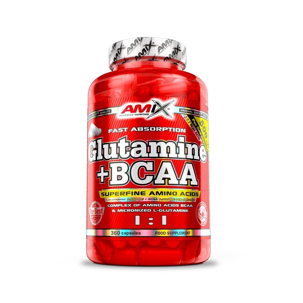 Amix L-Glutamine + BCAA 360 kapslí