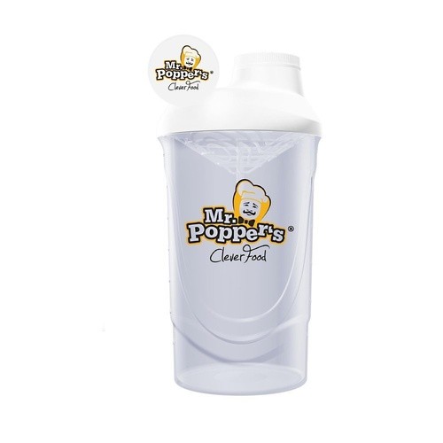 Amix Shaker Mr.Poppers 700ml - White