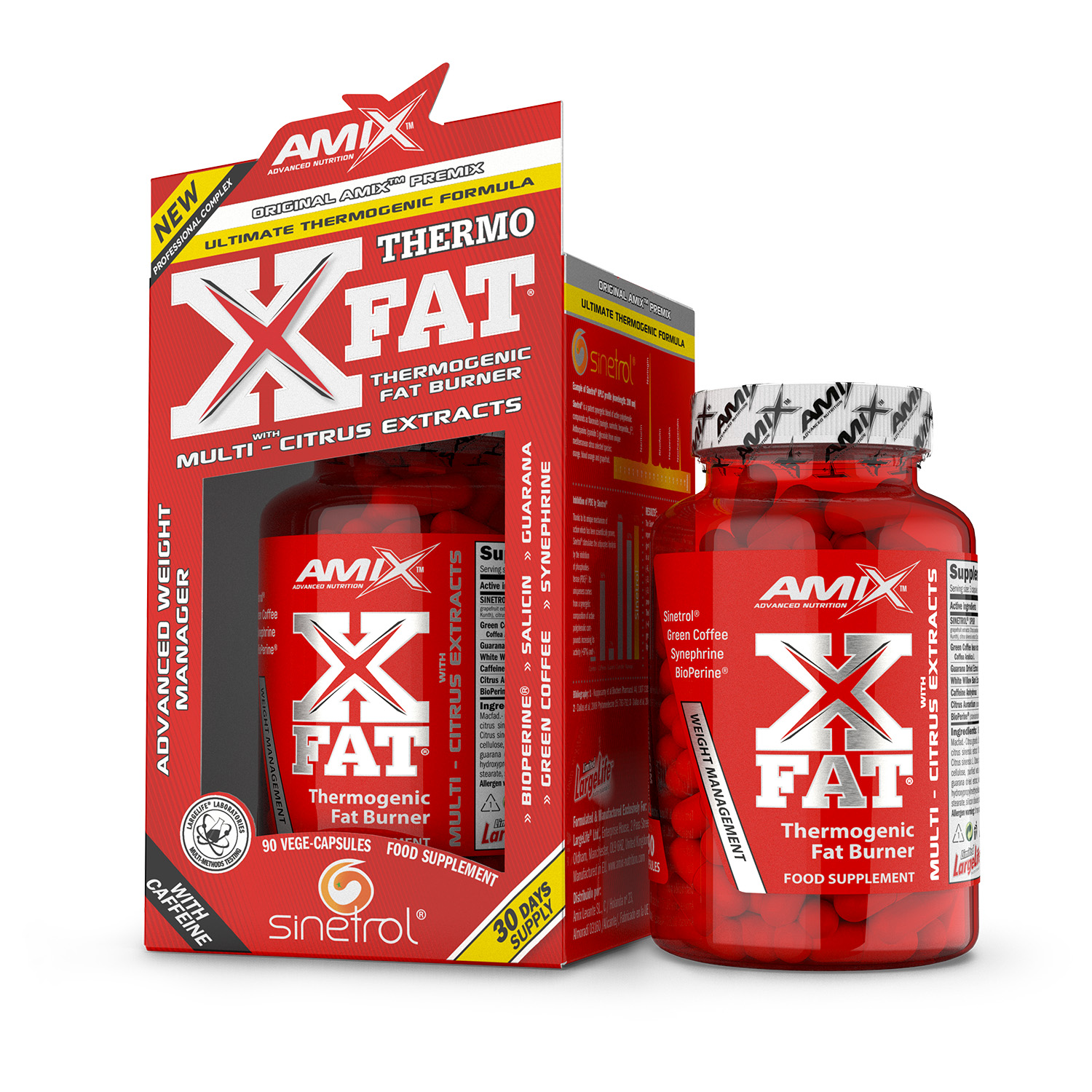 Amix XFat Thermogenic Fat Burner, 90cps