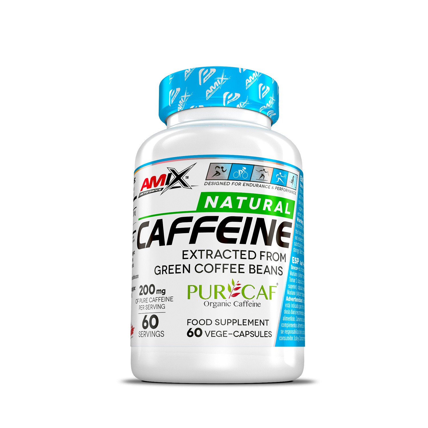 Amix Natural Caffeine PurCaf , 60cps