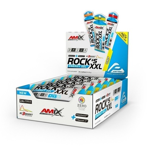 Amix Rock's Energy Gel XXL - 24x65g - Lemon