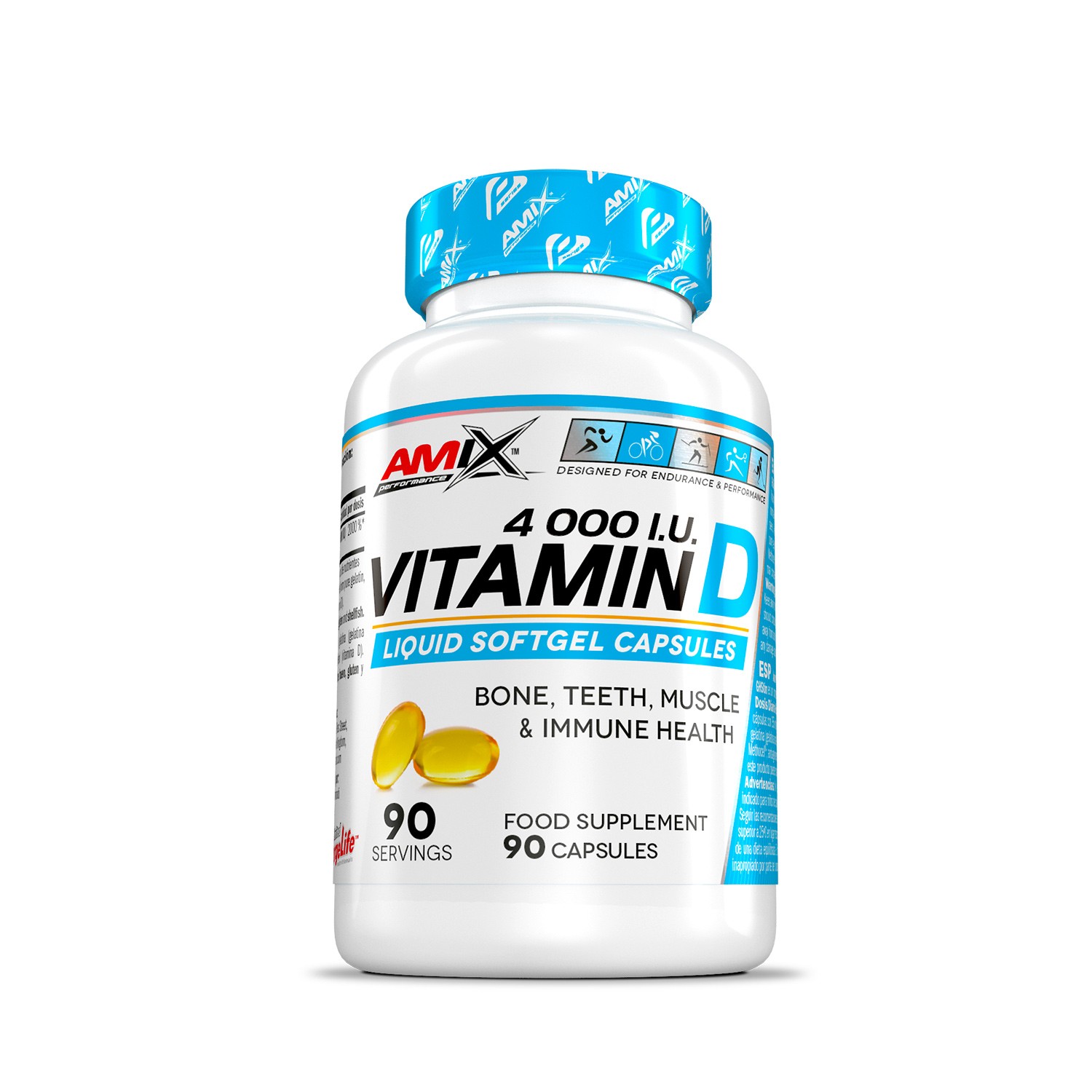 Amix Vitamin D – 4000 I.U., 90cps