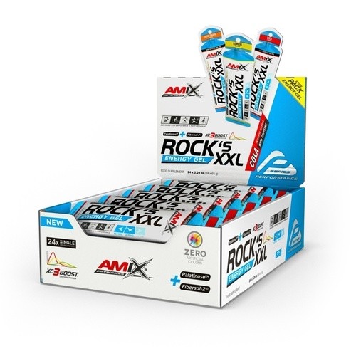 Amix Rock's Energy Gel XXL - 24x65g - Cola