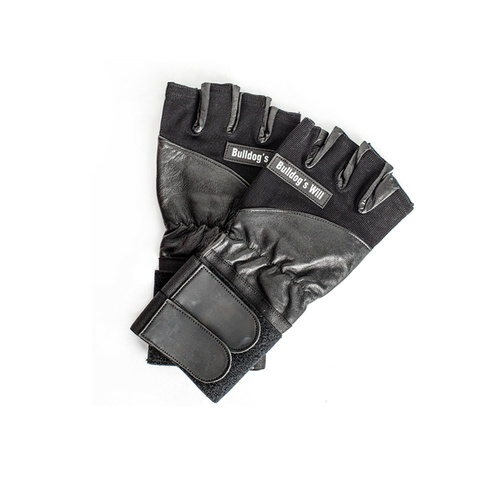 Amix Fitness rukavice s omotávkou - S - černé