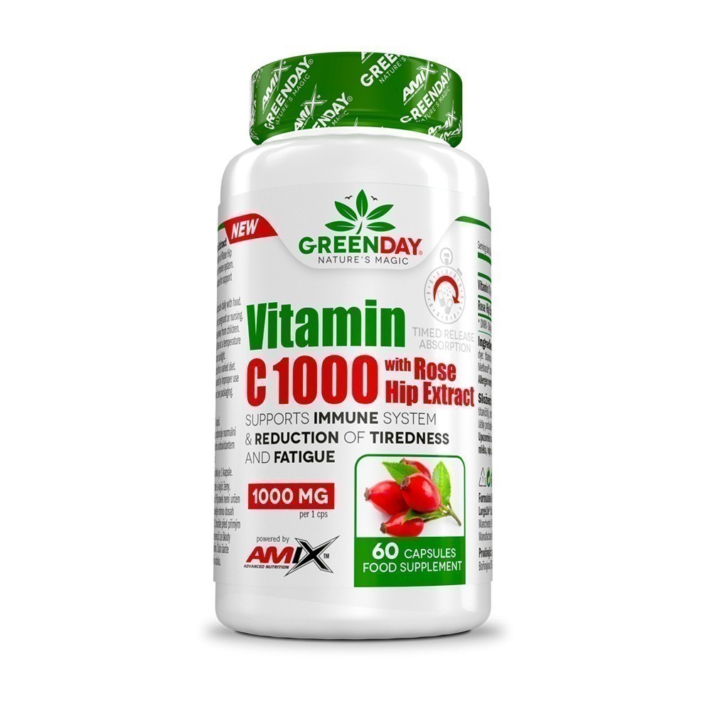 Amix Vitamin C 1000 s extraktem z šípků, 60cps