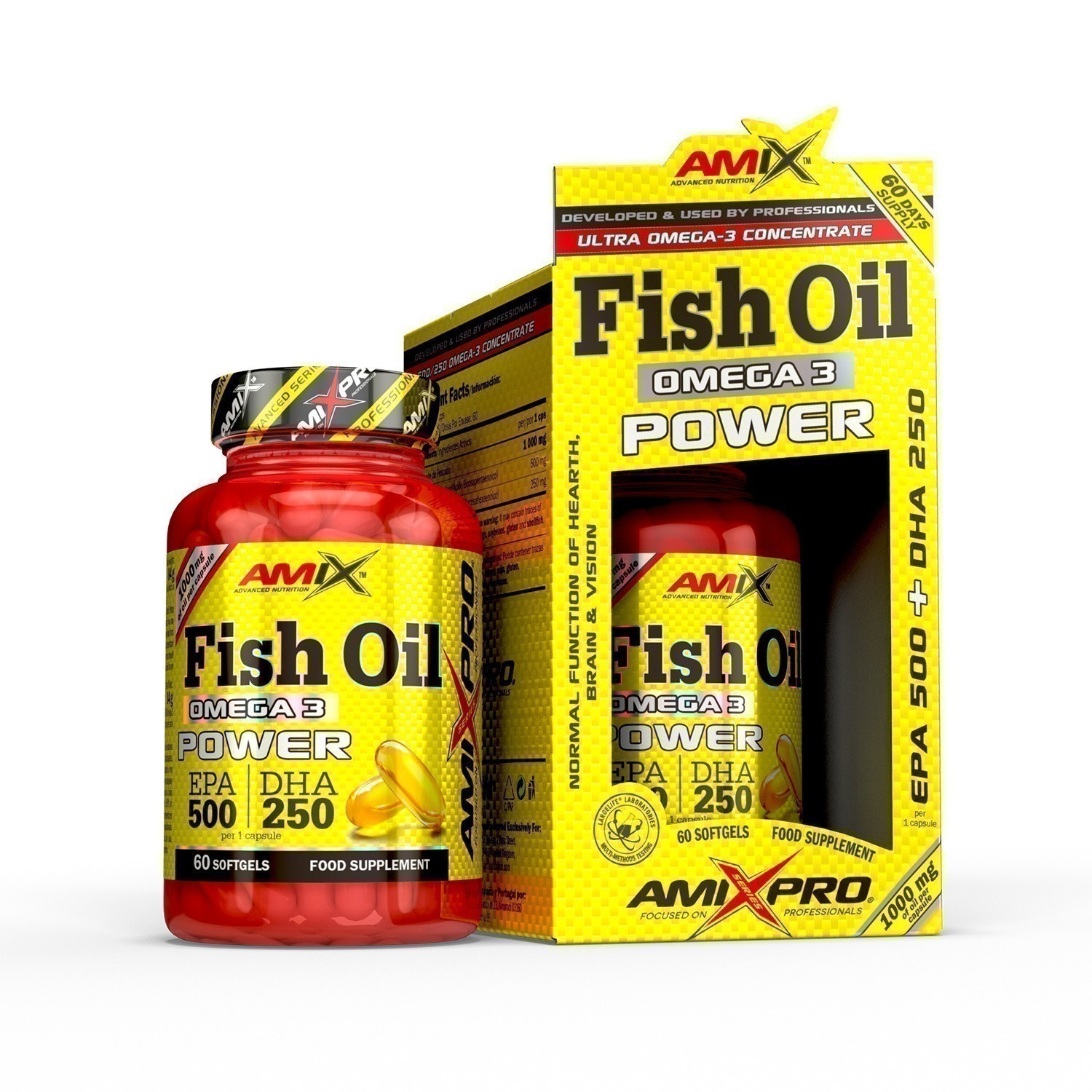 Amix Fish Oil Omega 3 Power, 60cps