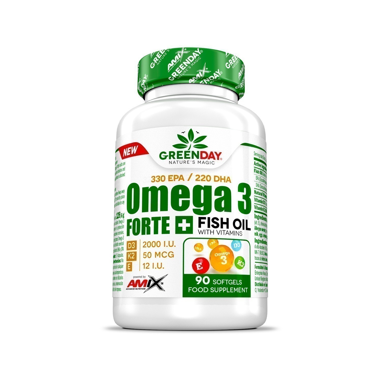 Amix Omega 3 Forte+, 90softgels