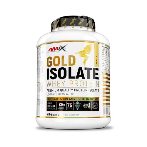 Amix Gold Whey Protein Isolate - 2280g - Vanilla