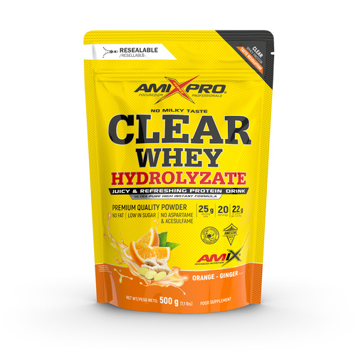 AmixPro Clear Whey Hydrolyzate - 500g - Orange Ginger