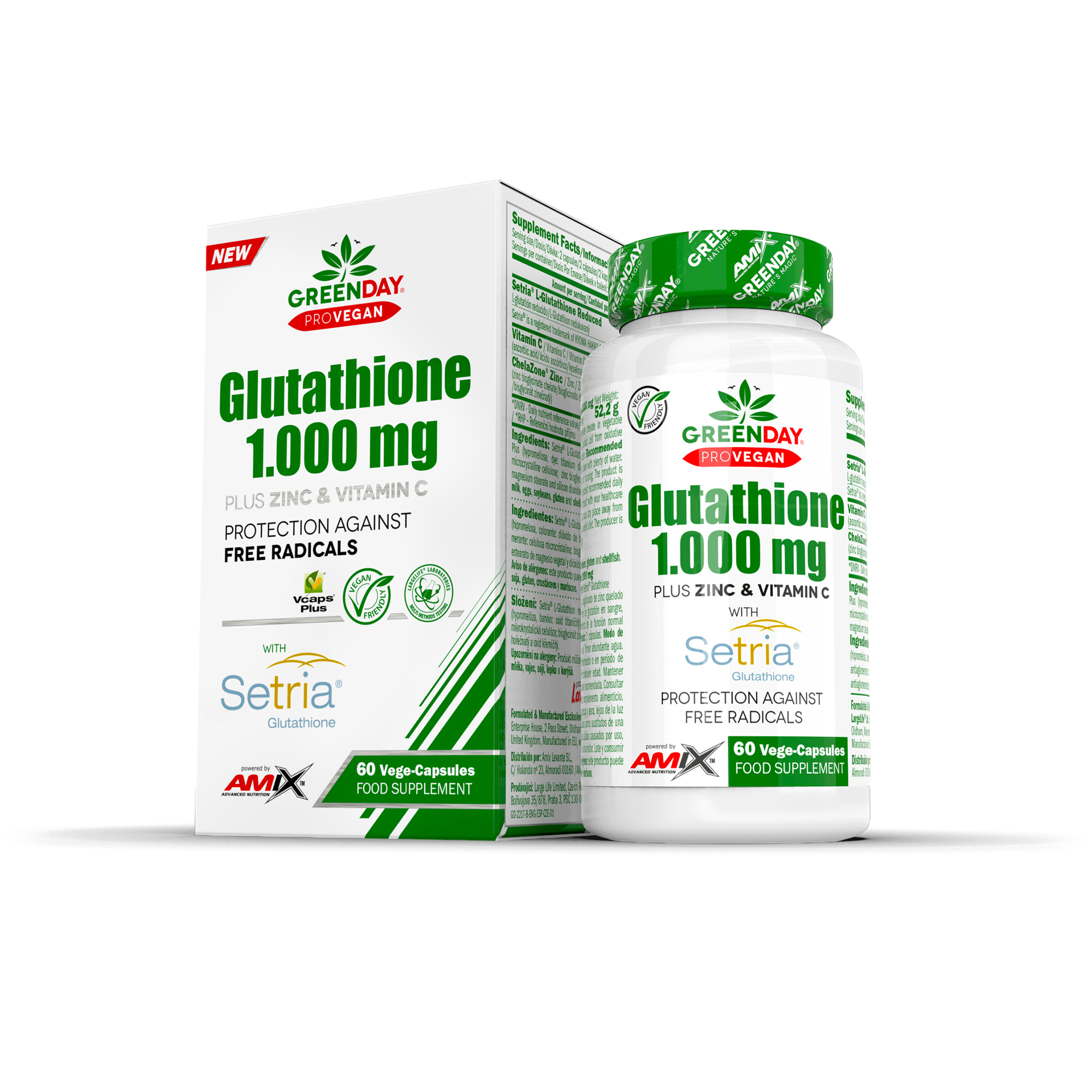 Amix ProVegan Setria Glutathione 1000mg
