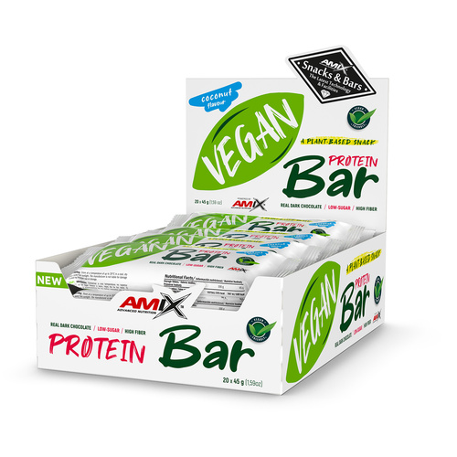 Vegan Protein Bar - 20x45g - Coconut