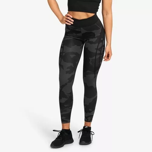 Better Bodies Camo High Tights - dark camo - L