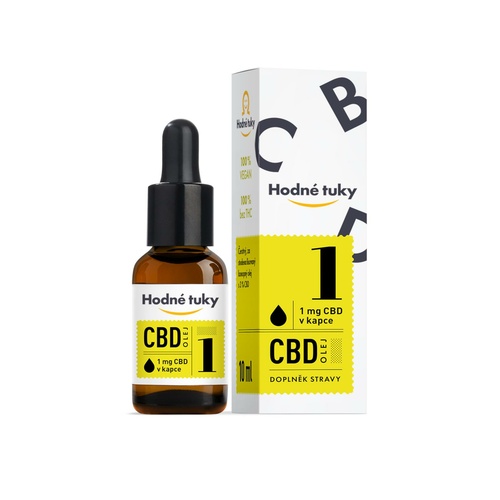 Hodné tuky 1 CBD olej - 10ml