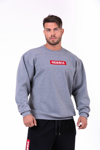 Nebbia Red Label mikina 148 - grey - L