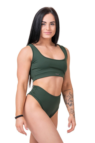 Nebbia Bikini Active Black Bralette 554 - darkgreen - M