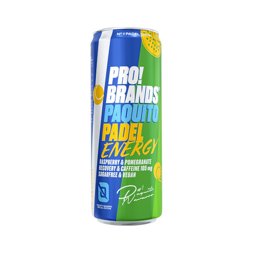 Pro!Brands BCAA Drink Padel Energy 330ml - Malina/Granátové jablko 